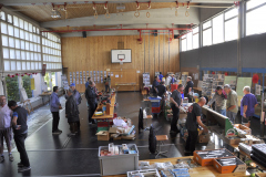 Samedi après-midi, à l'expo-bourse.