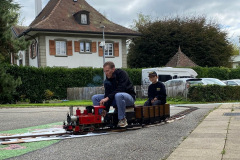 La vapeur effectue ses premiers tours de roue de nos festivités.